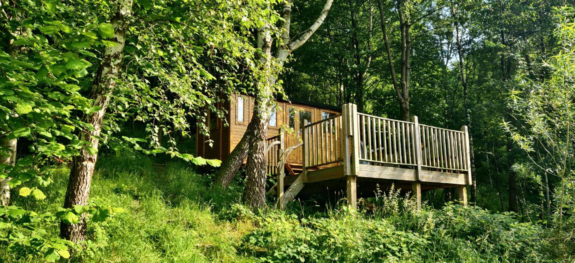 Pike'S Cabin In The Woods Hebden Bridge Buitenkant foto