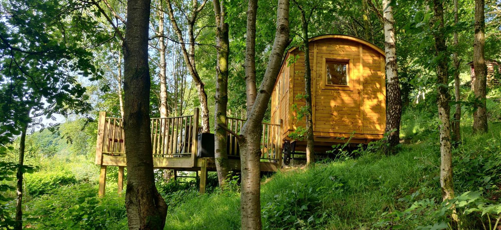 Pike'S Cabin In The Woods Hebden Bridge Buitenkant foto