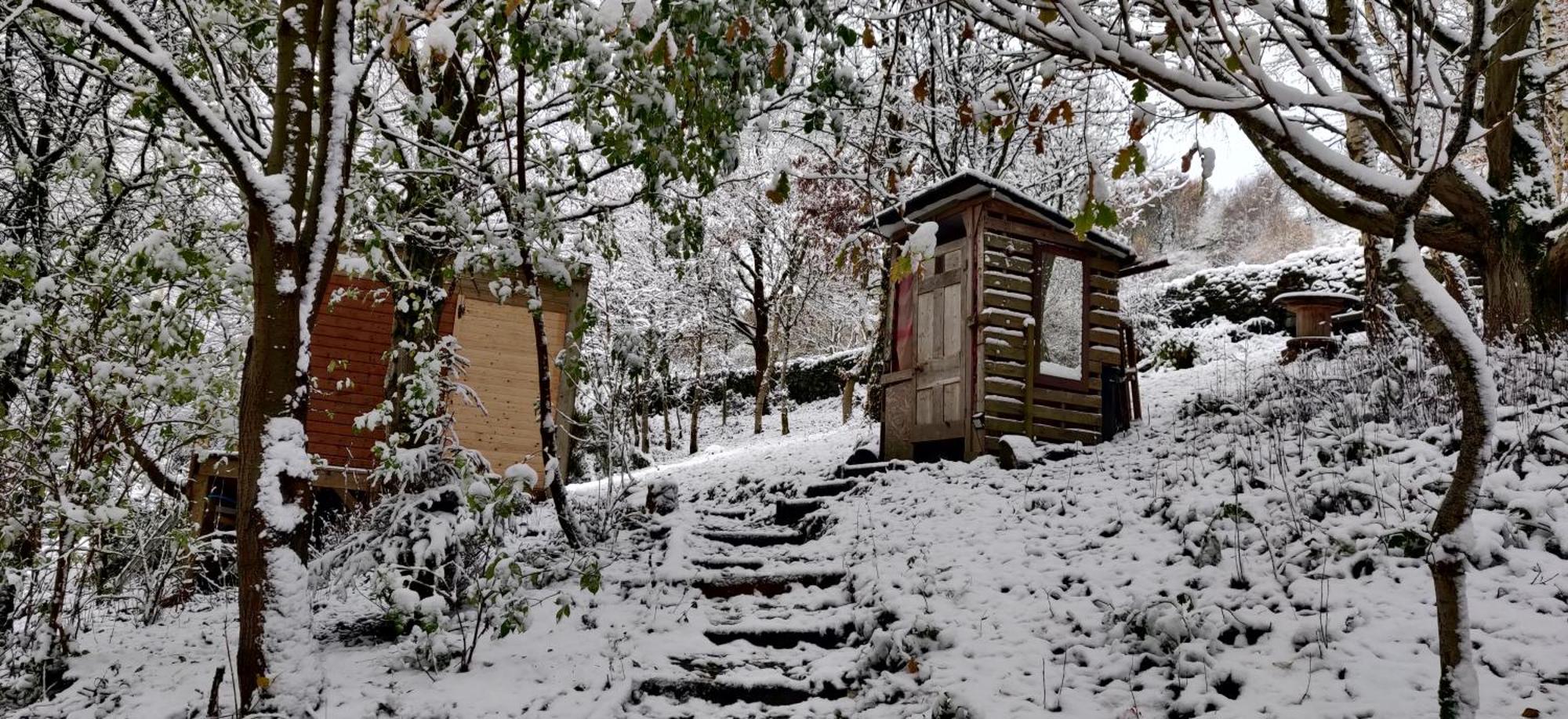 Pike'S Cabin In The Woods Hebden Bridge Buitenkant foto